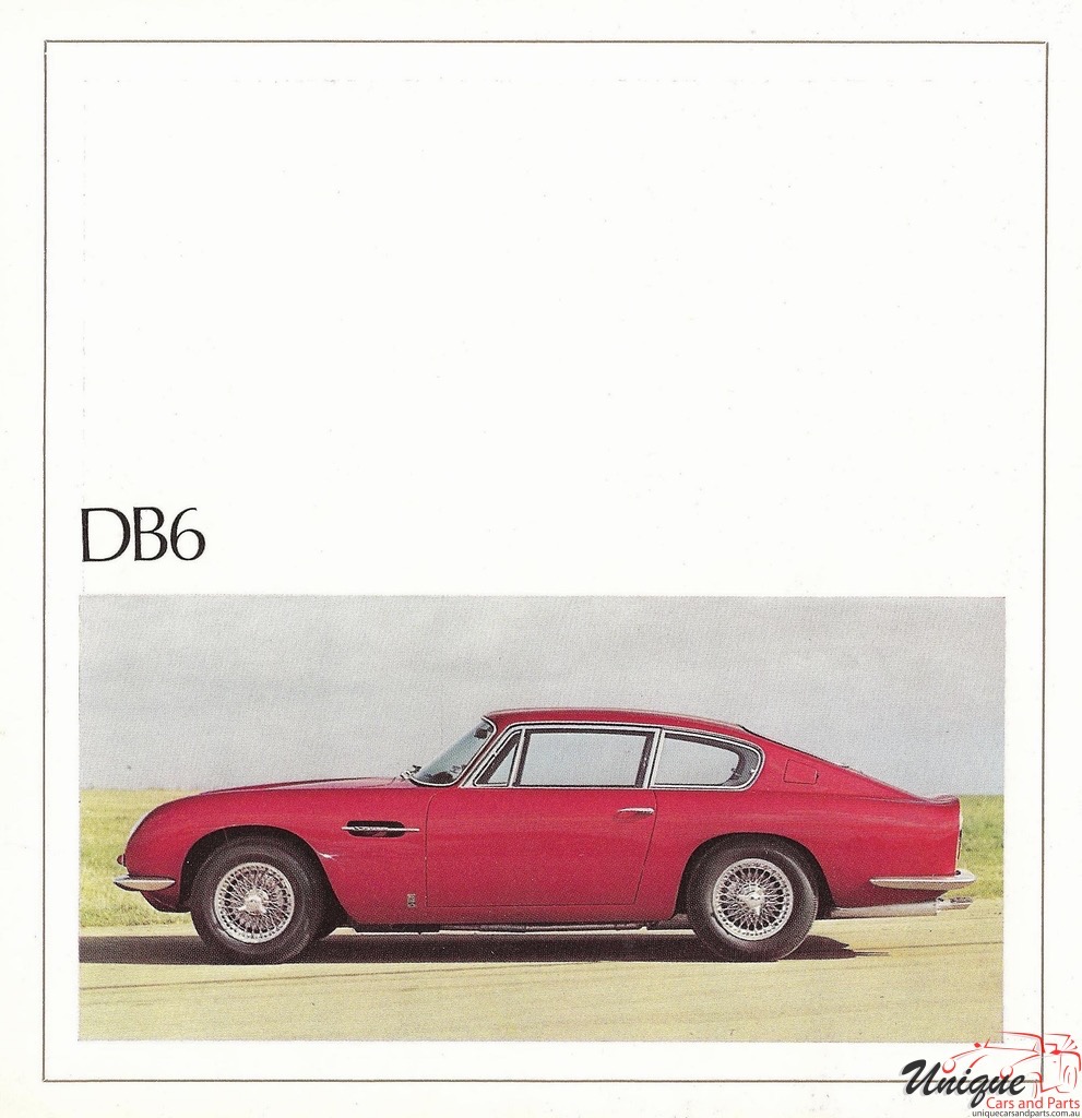 1965 Aston Martin DB6 Brochure Page 5